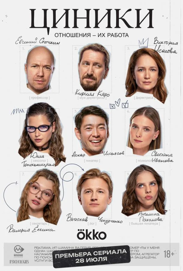 Сериал Циники 2025 смотреть онлайн бесплатно в хорошем качестве